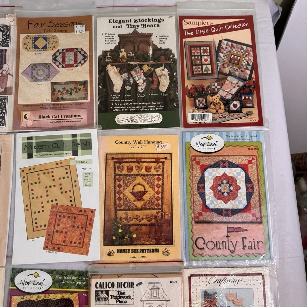Vintage Quilt Patterns And Projects 15 Patterns In Lot Grandmothers Collection
